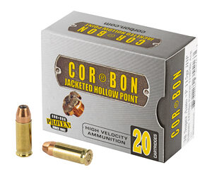 Cor-Bon 38 Super +P 115 gr JHP — 20 rd Box