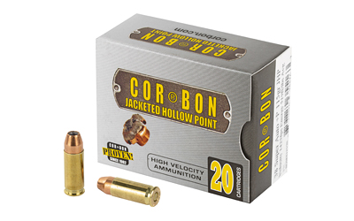 COR38X11520_1 Cor-Bon 38 Super +P 115 gr JHP — 20 rd Box