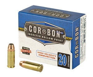 Cor-Bon .38 Super Auto +P 125gr JHP — 20 per box