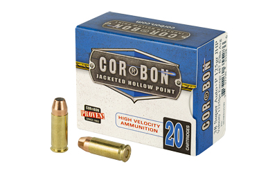 COR38X12520_1 Cor-Bon .38 Super Auto +P 125gr JHP — 20 per box