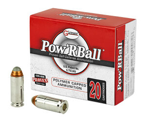 Glaser / Cor-Bon Pow’RBall 10mm 135 gr JHP 20rd Box