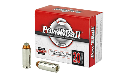 CORPB10135_1 Glaser / Cor-Bon Pow’RBall 10mm 135 gr JHP 20rd Box