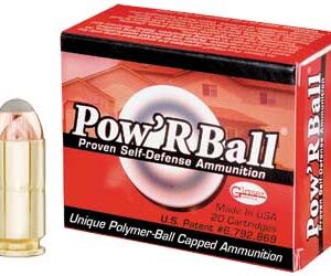 Glaser Pow’RBall .40 S&W 135 gr JHP – 20rd