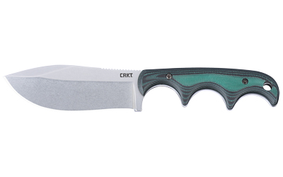 CRKT NESSMUK 2.9″ GRN/SLV W/SHEATH