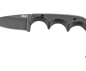 CRKT Minimalist Drop Point Neck Knife — Black G10