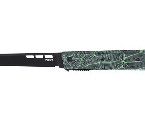 CRKT ZEPHYR 3.22″ PLAIN EDGE GRN/WHT