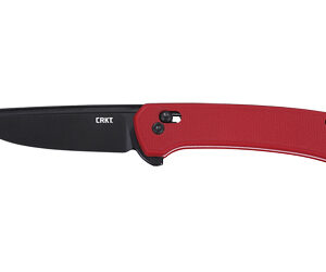 CRKT Q COMPACT 3.05″ PLAIN EDGE RED