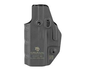 Covert IWB Holster for Glock 43/43X – Ambidextrous Black