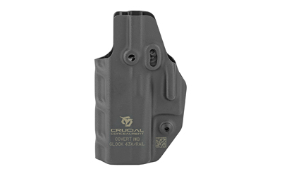 CRU1019_1 Covert IWB Holster for Glock 43/43X – Ambidextrous Black