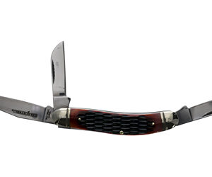 Cold Steel Gentleman’s Stockman 3-Blade Folding Knife, Bone Handle