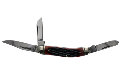 Cold Steel Gentleman’s Stockman 3-Blade Folding Knife, Bone Handle