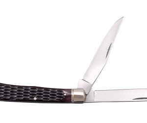 Cold Steel Trapper Folding Knife – Bone Handle, Clip/Spey