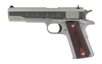CT1911C-SS38-FIL-SCT_1 Colt 1911C GOVT .38 Super 5″ Stainless Engraved