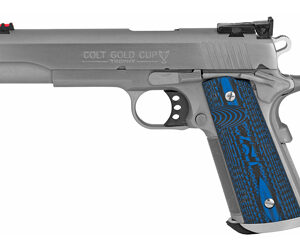 Colt Gold Cup Trophy .38 Super 5″ Stainless G10 Grips
