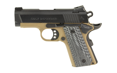 CT7800XE-FDE_1 Colt Defender .45 ACP 3″ FDE Frame / Black Slide