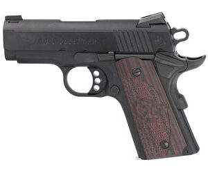 Colt Defender 9mm 3″ Compact Pistol — Blued Slide, Novak Sight