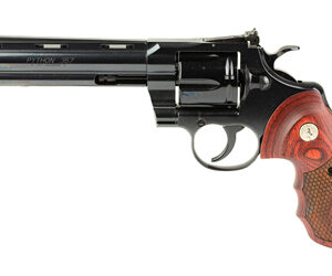 Colt Python 6″ 357 Magnum 6rd Blued – Snake Scale Walnut