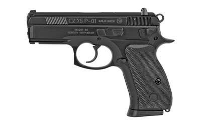 CZ7591199_1 CZ P-01 9mm 3.75 in Black Polycoat Pistol — 2 Mags