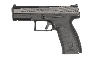 CZ7591531_1 CZ P-10 C 9mm Compact 4.02 in Black Nitride, 2 Mags