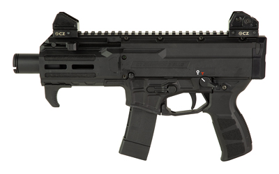 CZ91430_1 CZ Scorpion 3+ Micro Pistol 9mm 4.2″ Threaded Black