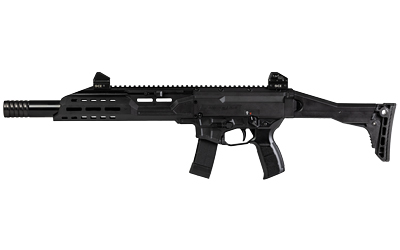 CZ91434_1 CZ Scorpion 3+ Carbine 9mm 16.3″ Threaded Black
