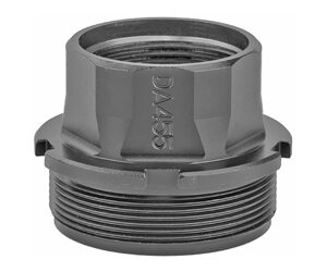 Dead Air Xeno Adapter — Hub Adapter 1 3/8-24, Black Nitride