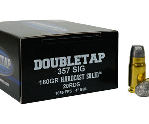 Double Tap .357 Sig 180gr Hardcast Solid WFNGC 20rd Box