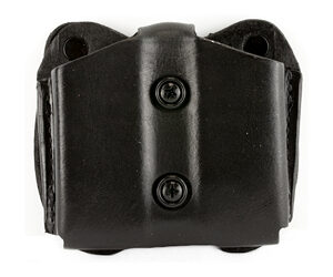 DeSantis Double Mag Pouch A01 — 9MM/.40 Black Leather