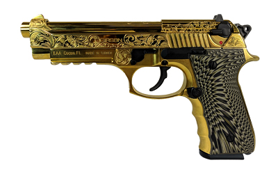 EA390088_1 EAA Girsan Regard MC Deluxe 9mm 4.9″ Gold Engraved