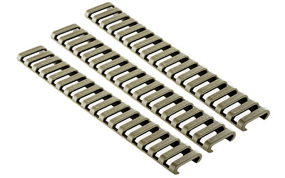 Ergo 1373DE Low-Pro 18-Slot Rail Covers DE (3-Pack)