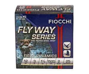 Fiocchi Flyway Steel 12ga 3″ 1-1/8oz #2 25rd