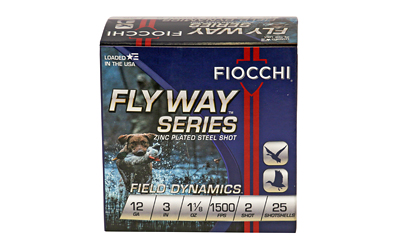 Fiocchi Flyway Steel 12ga 3″ 1-1/8oz #2 25rd
