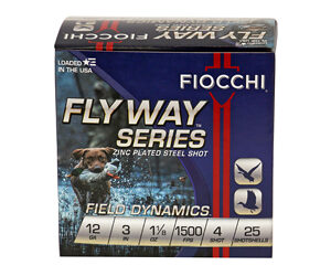 Fiocchi Flyway Steel 12ga 3in 1-1/8oz #4 25/Box