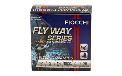 Fiocchi Flyway Steel 12ga 3in 1-1/8oz #4 25/Box