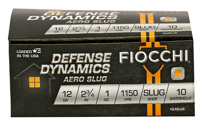 Fiocchi Aero Slug 12 Gauge 1 oz Rifled Slug — 10rd