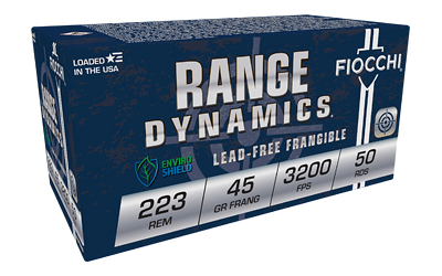 F223FRANG_1 Fiocchi 223 Rem 45gr Frangible 50rd Box