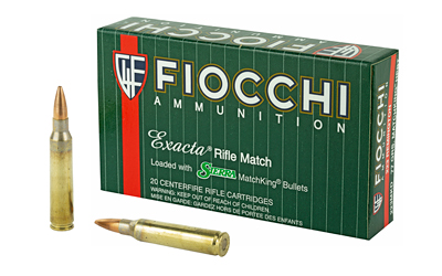 Fiocchi 223 Rem 77gr Sierra MatchKing HPBT – 20 rd