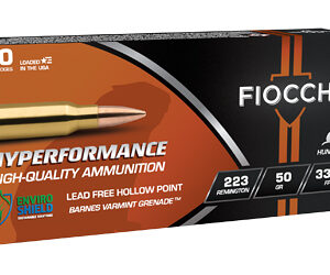 Fiocchi Hyperformance 223 Rem 50 gr Barnes VG – 20rd Box