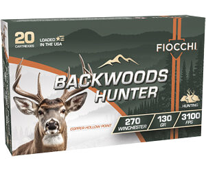 Fiocchi Backwoods Hunter 270 Win 130 gr CHP 20rd