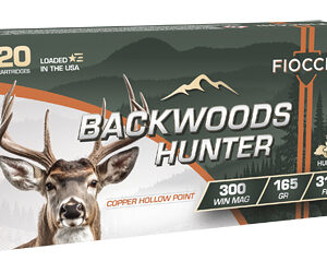 Fiocchi Backwoods Hunter .300 Win Mag 165gr CHP – 20rd Box