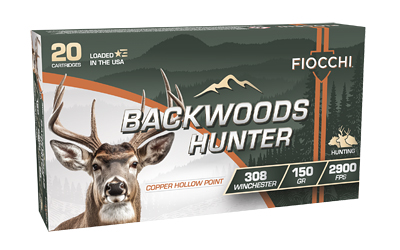 F308BHC_1 Fiocchi Backwoods Hunter .308 Win 150gr CHP 20rd