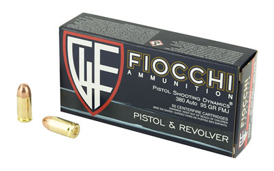 Fiocchi Range Dynamics .380 ACP 95 gr FMJ, 50 rd