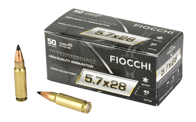 F57PT40_1 Fiocchi Hyperformance 5.7x28mm 40gr THP 50ct