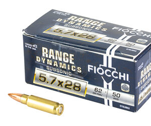 Fiocchi Range Dynamics Subsonic 5.7x28mm 62gr FMJ 50rd