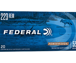 Federal Power-Shok .223 Rem 55 gr SP 20rd