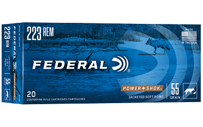 FE223A_1 Federal Power-Shok .223 Rem 55 gr SP 20rd