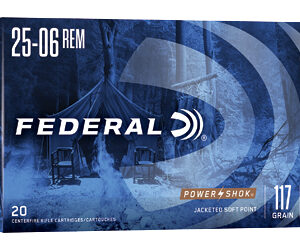 Federal Power-Shok .25-06 Rem 117gr SP 20rd