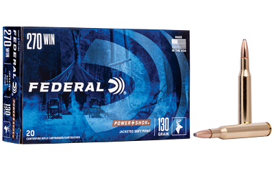 Federal Power-Shok .270 Win 130 gr SP – 20rd Box