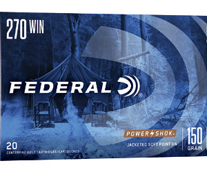 Federal Power-Shok .270 Win 150gr Jacketed Soft Point – 20rd