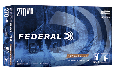Federal Power-Shok .270 Win 150gr Jacketed Soft Point – 20rd